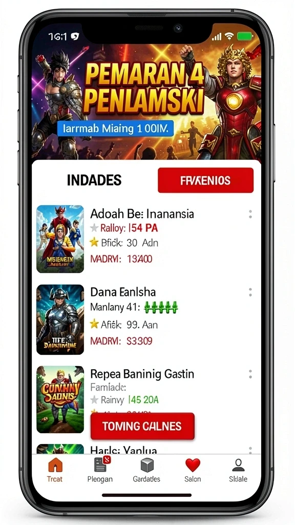 dewanaga77 - Screenshot 3 memperlihatkan banyak pilihan karakter yang bisa dimainkan.