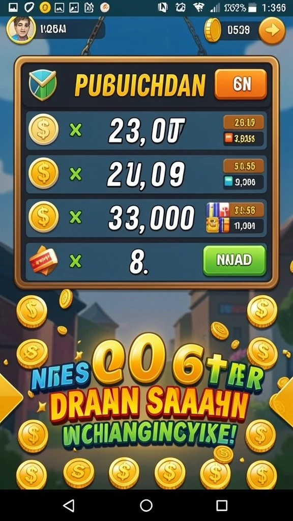 gim777 - Screenshot menunjukkan momen seru dalam permainan.