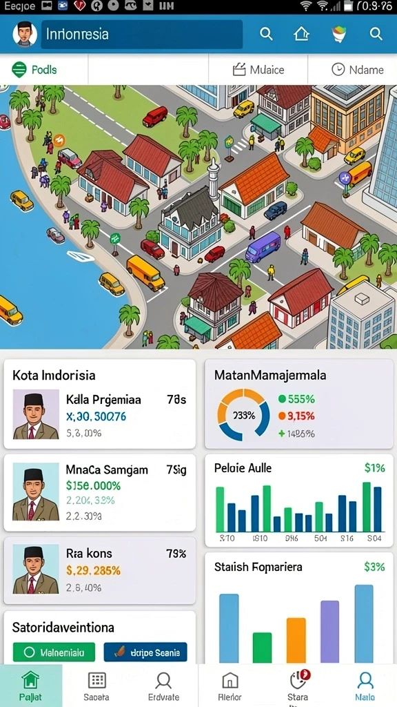 idagame - Tampilan awal aplikasi IDAGAME yang menarik.