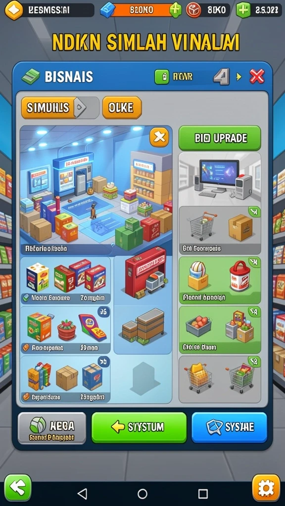 nekototo - Screenshot menunjukkan karakter kucing yang sedang bermain.