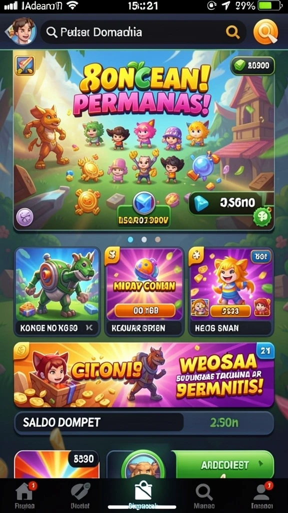 pandawin - Tampilan antarmuka yang menarik untuk pengguna.